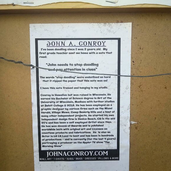 "Snobby Cats Line Dance" CATS, Cotton Giclee canvas wrap Limited Edition - Picture 9 of 10